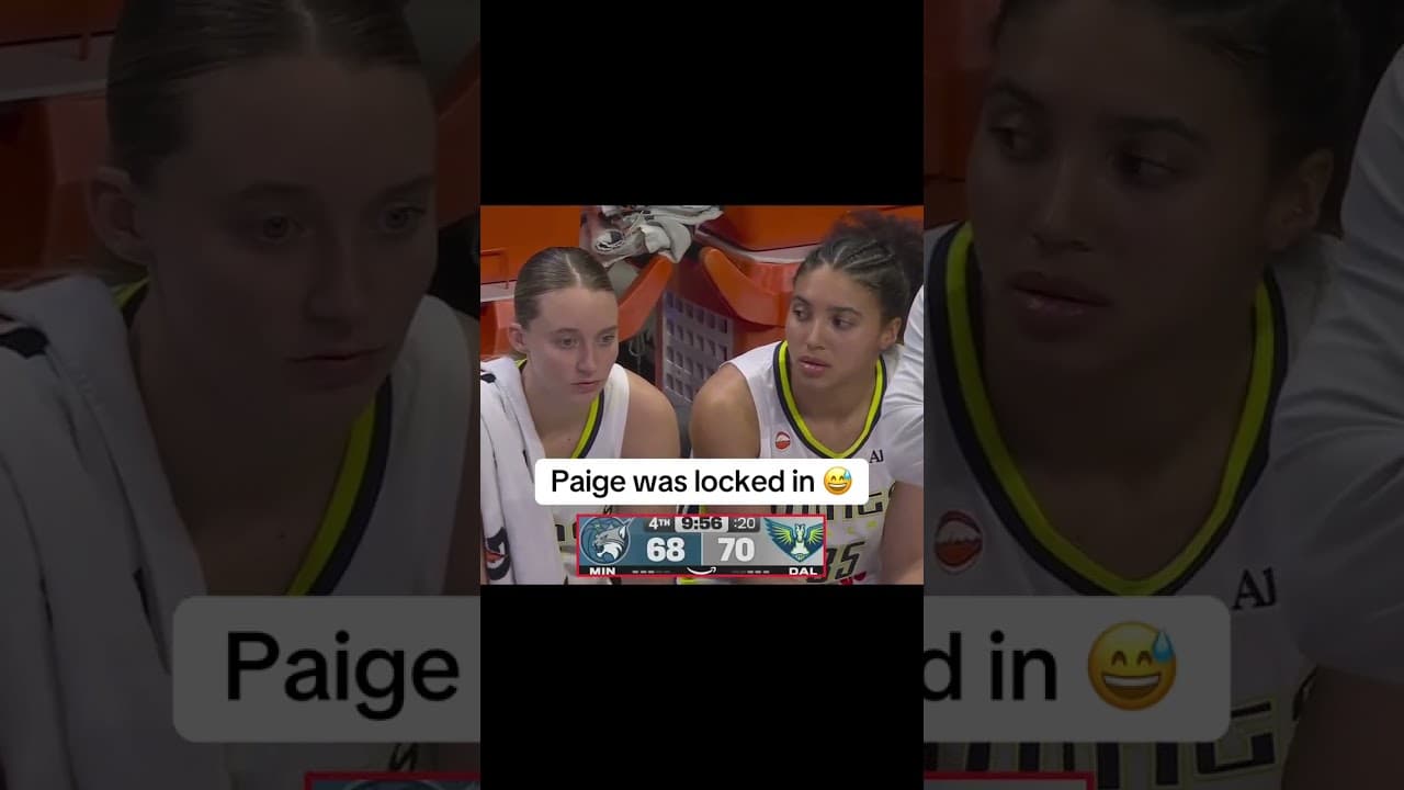 Paige Bueckers was all business in the fourth quarter 🔒