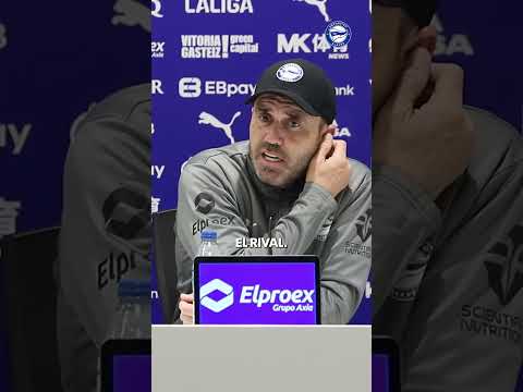 Rueda de prensa previa del Chacho Coudet antes de medirse al Getafe #alaves