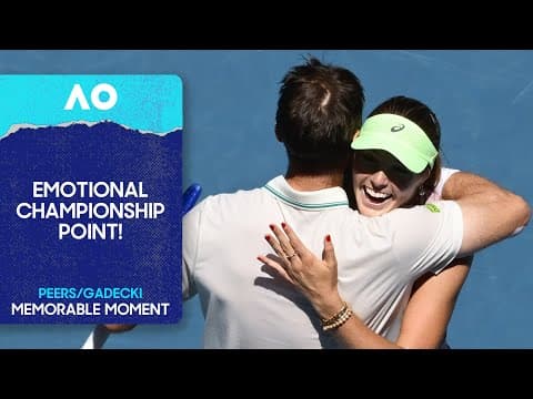 John Peers and Olivia Gadecki are Mixed Doubles Champions! | Australian Open 2026 Final