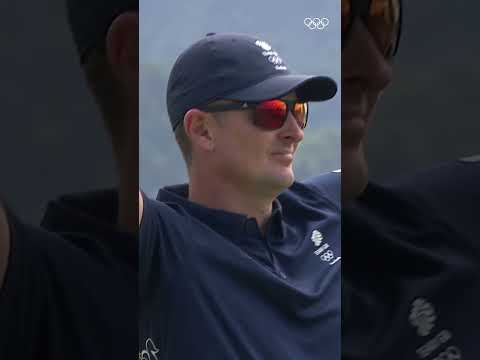 Justin Rose delivered the first hole-in-one in Olympic golf history at Rio 2016! #Olympics
