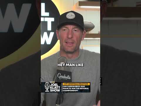 Joel Klatt's reaction to Carson Beck's leadership and locker room speech 🙌 #miamihurricanes