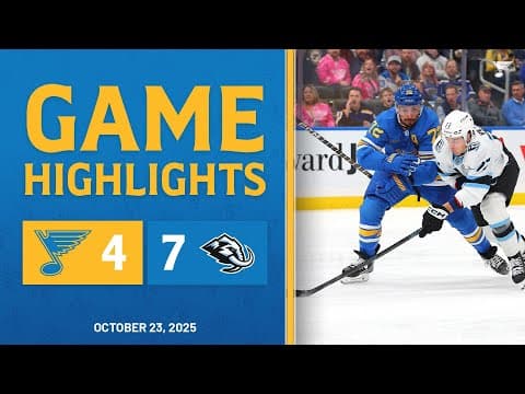 Game Highlights: Mammoth 7, Blues 4