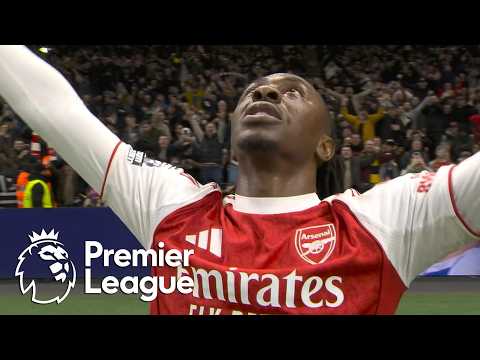 Eberechi Eze's brace gives Arsenal 3-1 lead against Spurs | Premier League | NBC Sports