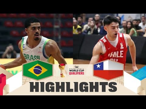 Brazil 🇧🇷 v Chile🇨🇱 |  Highlights | FIBA Basketball World Cup 2027 Americas Qualifiers