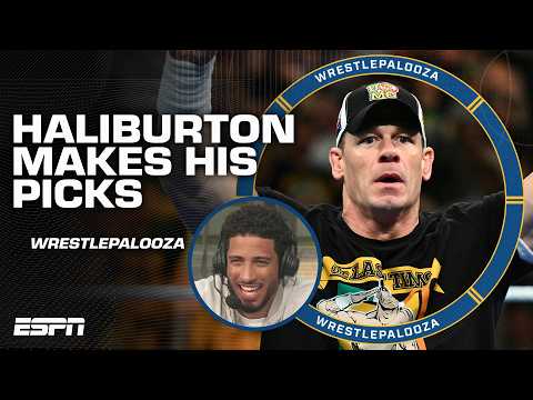 Wrestlepalooza PREDICTIONS with Tyrese Haliburton | WWE on ESPN