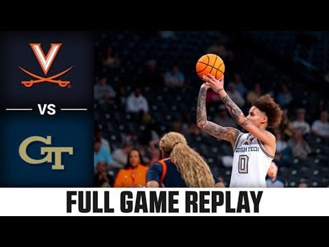 Virginia vs. Georgia Tech Full Game Replay | 2025-26 ACC Women's Basketball