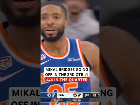 Mikal Bridges taking over in the 3rd!