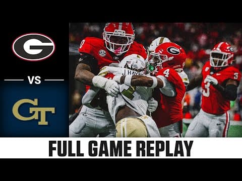 Georgia vs. Georgia Tech Full Game Replay | 2025 ACC Football