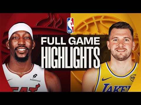 HEAT at LAKERS | FULL GAME HIGHLIGHTS | November 2, 2025