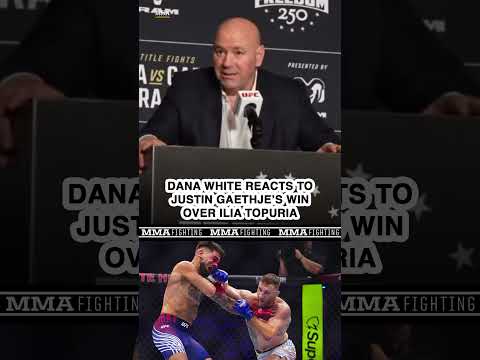 "That's one of the greatest fights you'll ever see" - Dana White On Gaethje's win over Topuria