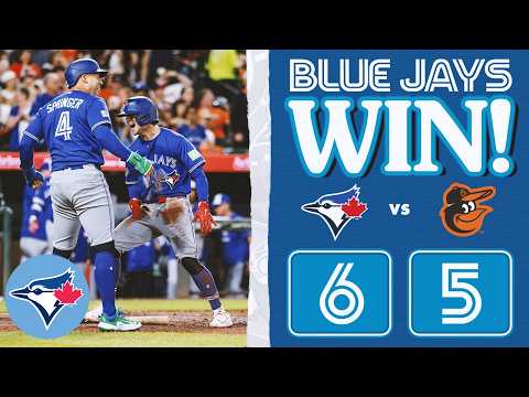 Blue Jays score SIX unanswered runs to steal win in Baltimore!