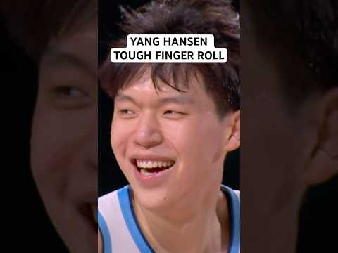 Yang Hansen had to smile after this finish 😁