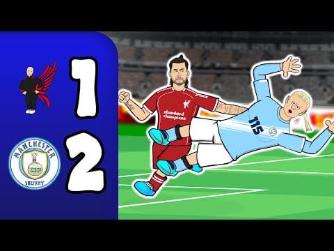 SZOBOSZLAI fouls HAALAND💥 Liverpool 1-2 Manchester City - the REAL highlights!