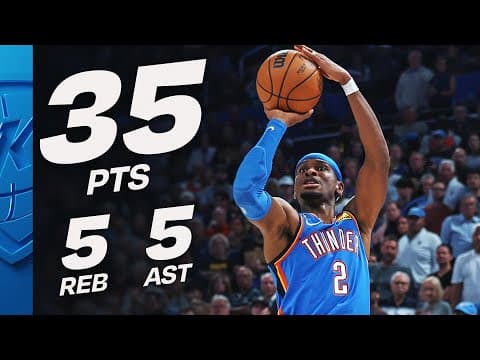 Shai Gilgeous-Alexander's CLUTCH Performance In Season Opener! (35 PTS) | October 21, 2025