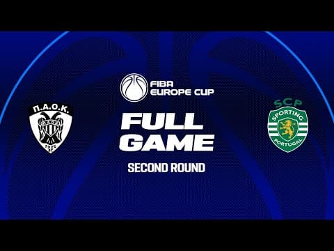 LIVE - PAOK BC v Sporting CP | FIBA Europe Cup 2025-26 | Second Round