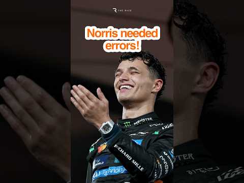 🤭 Embarrassing errors made Norris F1 title possible