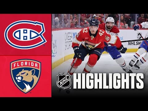 Canadiens vs. Panthers | NHL Highlights | December 30, 2025