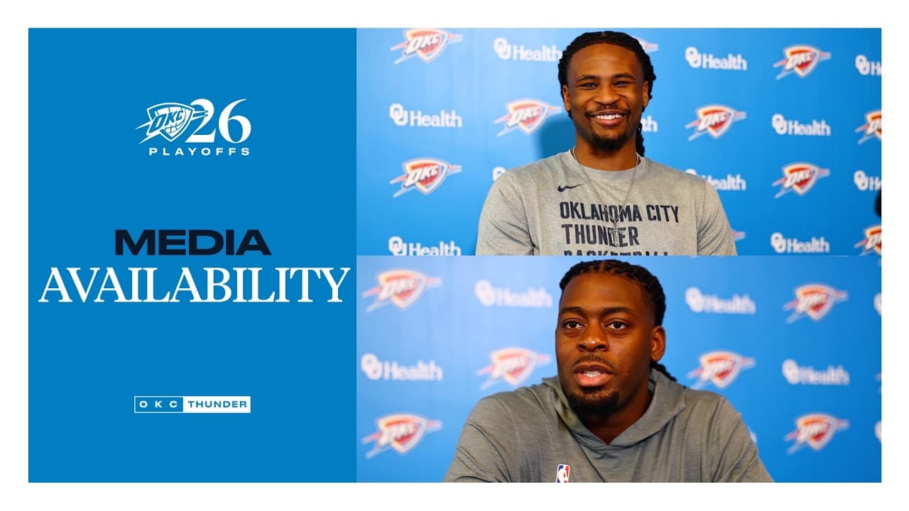 Practice Media Availability | Lu + Cason ⏐ Playoffs | Western Conference Finals | May 19, 2026