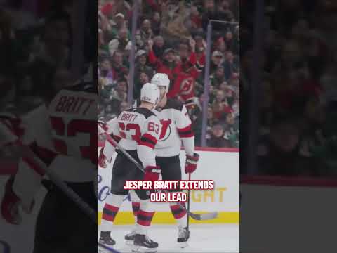 Bratter up! #njdevils #jesperbratt #brattman #devilsvswild #NHL #shorts