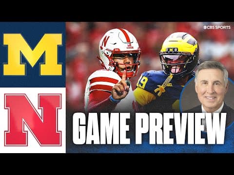 No. 21 Michigan vs Nebraska Preview with Gary Danielson | College Football Week 4