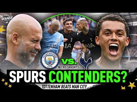 Manchester City vs. Tottenham | Palhinha & Johnson WIN IT for Spurs | EPL REACTION | Golazo Matchday