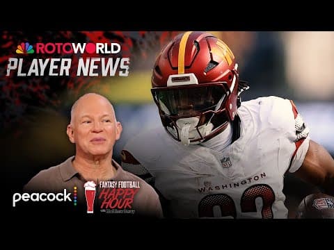 Commanders-Chargers Week 5: Croskey-Merritt, Hampton | Fantasy Football Happy Hour | NFL on NBC