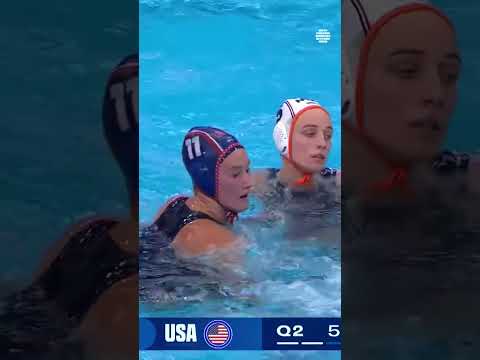 Epic Women’s Water Polo: Netherlands vs USA | Singapore 2025 Highlights #shorts