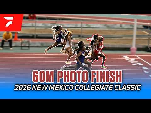 Split-Second Finish in the 60m at the New Mexico Collegiate Classic 2026