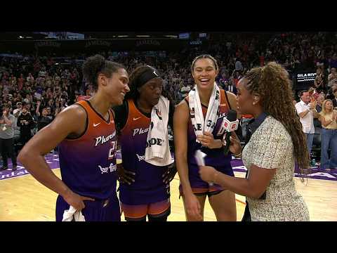 Alyssa Thomas reacts to 5th playoff triple-double after advancing past Liberty 🔥 | WNBA on ESPN