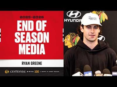 Ryan Greene END OF SEASON media| Chicago Blackhawks