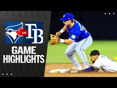 Blue Jays vs. Rays Game Highlights (9/17/25) | MLB Highlights