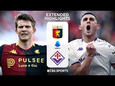 Genoa vs. Fiorentina: Extended Highlights | Serie A | CBS Sports Golazo
