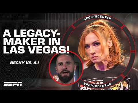 Seth Rollins on his wife Becky Lynch vs. AJ Lee 🗣️ THIS IS ABOUT LEGACY! 🔥 | SportsCenter