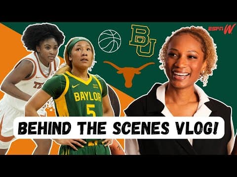 🚨🏀 EXCLUSIVE: Behind the Scenes @ Texas & Baylor Women's Bball Facilities | ESPNW