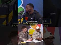 Who does Jeremiyah Love want to play with? 🤔