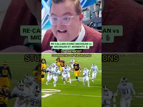 Re-calling Michigan vs. Michigan state moments 😂