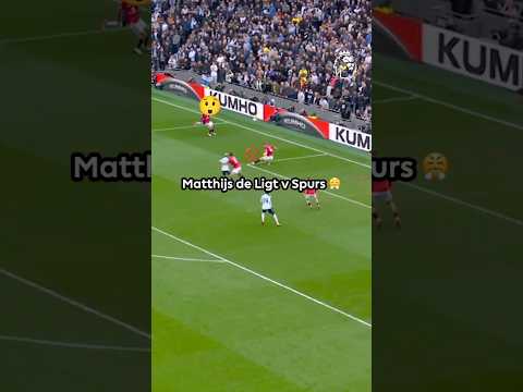 De Ligt Was EVERYWHERE Against Spurs 🚫