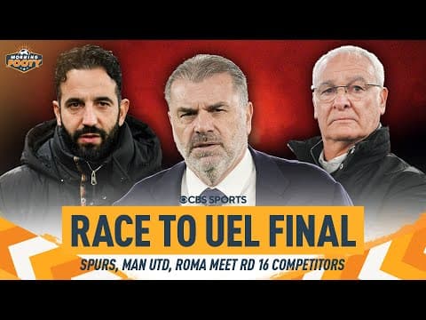 Spurs & Manchester United face TOUGH opponents | Roma v Athletic MARQUEE matchup in UEL RO16 Draw 😱