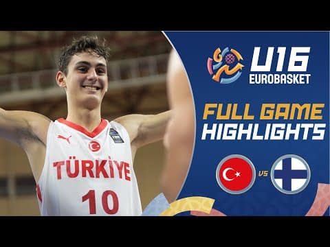 Türkiye 🇹🇷 vs Finland 🇫🇮 | Highlights | FIBA U16 EuroBasket 2025