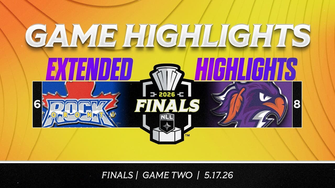 NLL FINALS GAME 2 | ROCK VS. THUNDERBIRDS EXTENDED HIGHLIGHTS