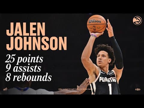 Jalen puts up another near triple-double for Hawks vs. Pistons