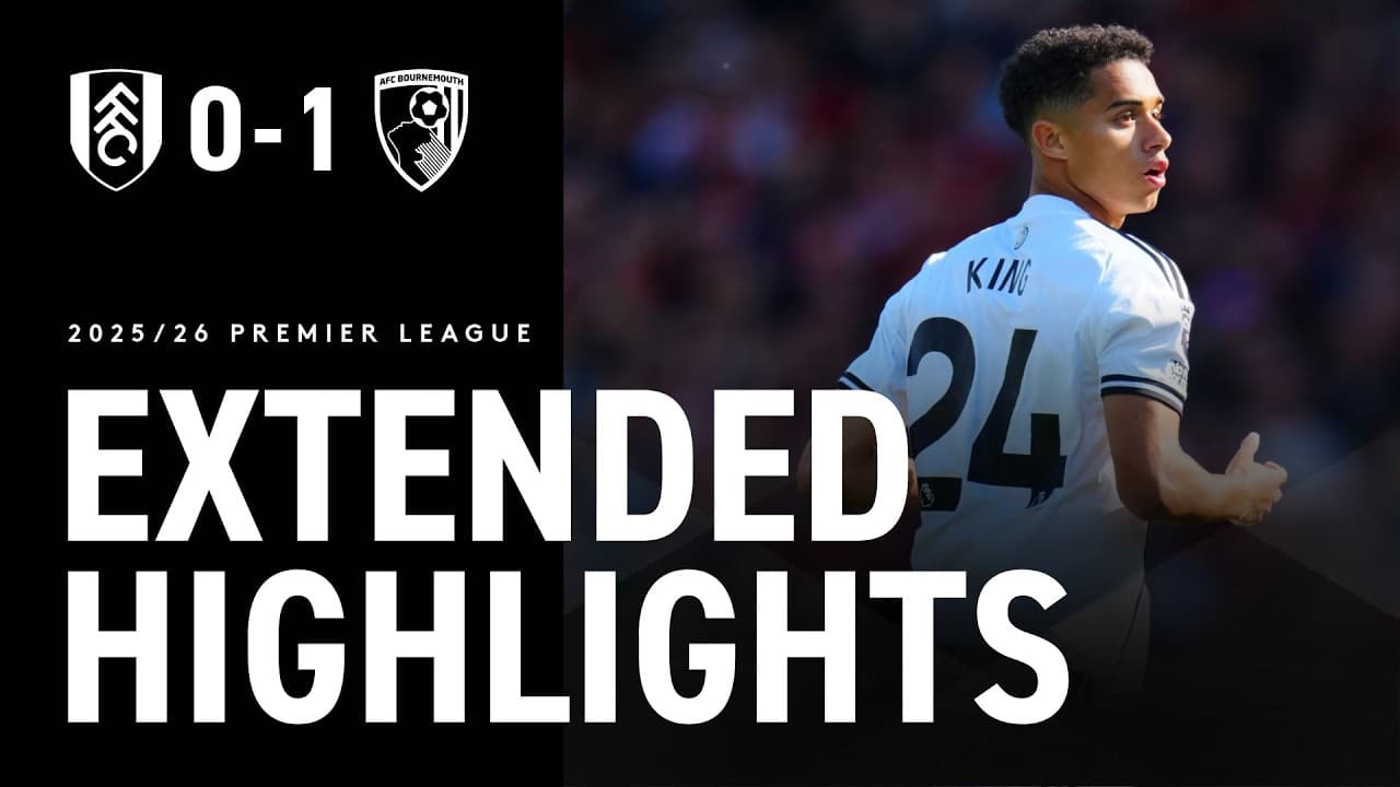Both teams reduced to 10-men in one goal defeat 🟥 | Extended highlights of Fulham v Bournemouth