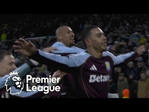 Morgan Rogers' knuckleball free-kick gives Aston Villa lead over Leeds | Premier League | NBC Sports