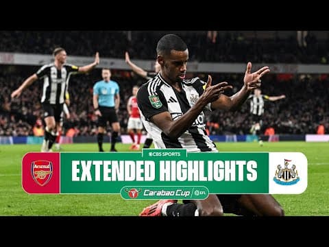 Arsenal vs. Newcastle United: Extended Highlights | Carabao Cup | CBS Sports Golazo