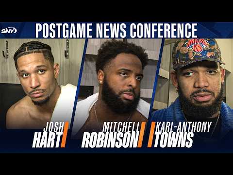 Josh Hart, Mitchell Robinson, Karl-Anthony Towns and Landry Shamet on Knicks’ Game 3 win in Philly