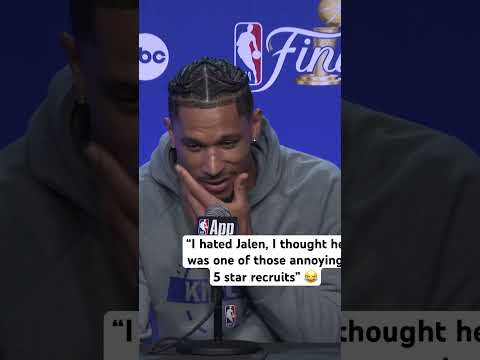 Josh Hart on his relationship with Jalen Brunson and Mikal Bridges 😂