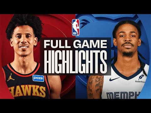 HAWKS at GRIZZLIES | FULL GAME HIGHLIGHTS | January 21, 2026