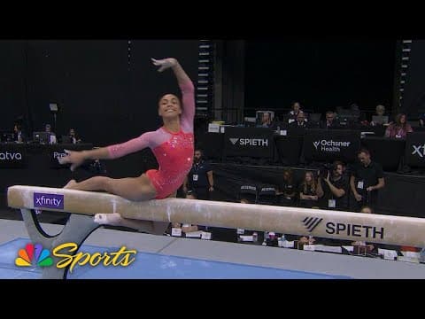 Hezly Rivera rides top score on beam to Day 1 lead at U.S. Gymnastics Championships | NBC Sports
