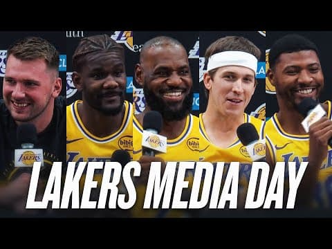 Los Angeles Lakers 2025 Media Day