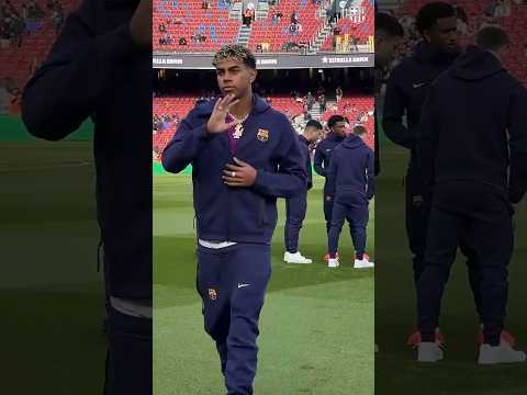 LY10 is at the Spotify Camp Nou #fcbarcelona #lamineyamal #football